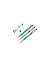 BOLIGRAFO BELIUS BRELA CUERPO HEXAGONAL CLIP PASTELES  REGALO 3 BOLIG 2