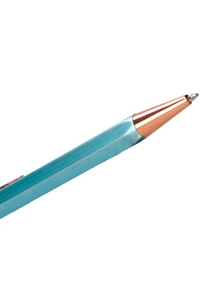 BOLIGRAFO BELIUS BRELA CUERPO HEXAGONAL CLIP PASTELES  REGALO 3 BOLIG