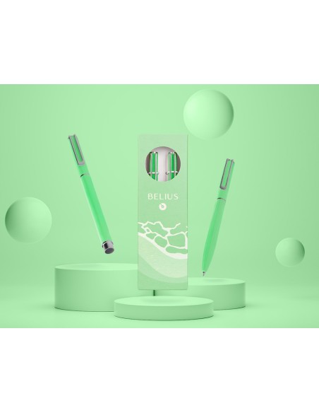 JUEGO ROLLER BELIUS ENDLESS SUMMER AL.VE. PLATA TINTA AZ. CAJA DISEÑO