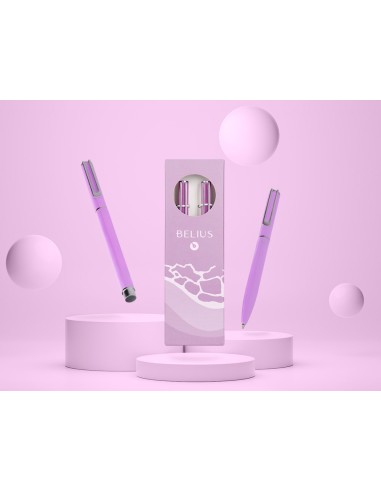 JUEGO ROLLER BELIUS ENDLESS SUMMER AL.MORADO PLATA TINTA AZ.CJ DISEÑO