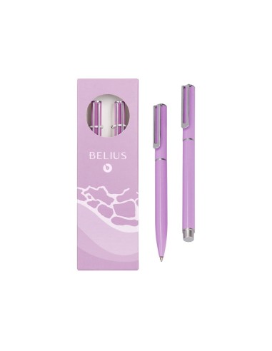 JUEGO ROLLER BELIUS ENDLESS SUMMER AL.MORADO PLATA TINTA AZ.CJ DISEÑO