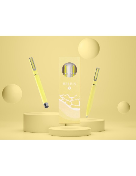 JUEGO ROLLER BELIUS ENDLESS SUMMER AL. AM. PLATA TINTA AZ. CJ  DISEÑO