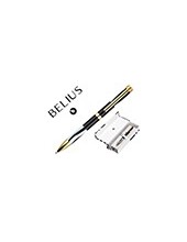 BOLIGRAFO BELIUS DUALITA CUERPO NG.COLOR BL.TINTA AZ. CAJA DISEÑO 2