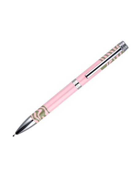 BOLIGRAFO BELIUS DREAMS ROSA VE. MATCHA PLATEADO AZ. CAJA DISEÑO