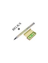 BOLIGRAFO BELIUS DREAMS AL.VE. MATCHA ROSA PLATEADO AZ. CAJA DISEÑO 2