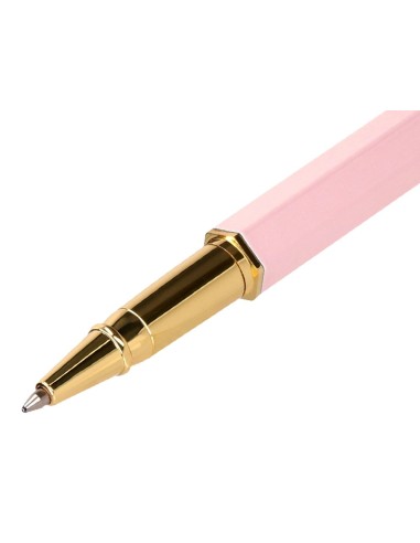 BOLIGRAFO BELIUS MACARON BLISS HEXAGONAL ROSA GOLD AZ. CAJA DISEÑO