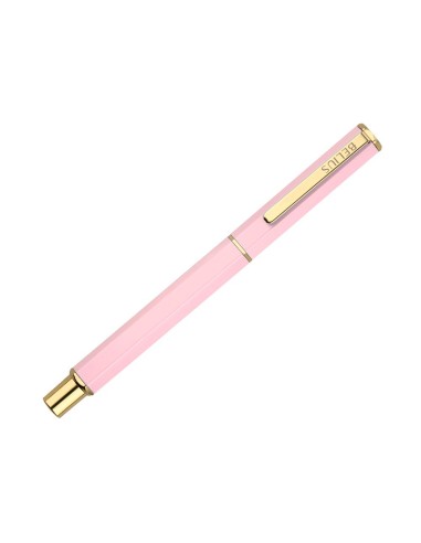 BOLIGRAFO BELIUS MACARON BLISS HEXAGONAL ROSA GOLD AZ. CAJA DISEÑO