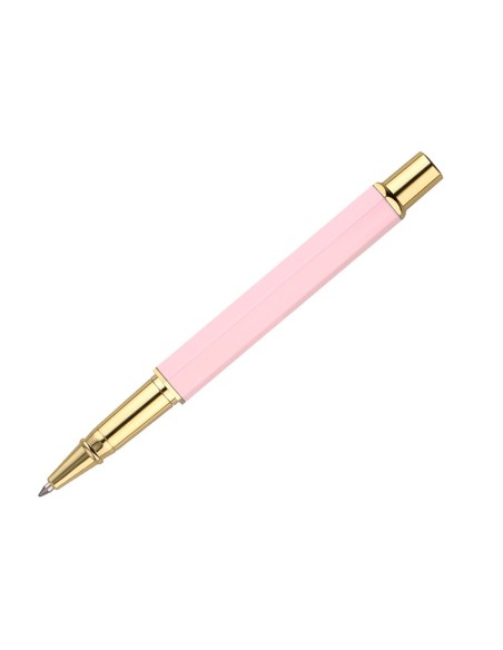 BOLIGRAFO BELIUS MACARON BLISS HEXAGONAL ROSA GOLD AZ. CAJA DISEÑO