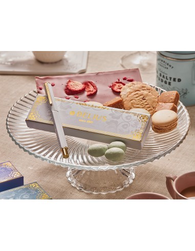 BOLIGRAFO BELIUS MACARON BLISS HEXAGONAL BL.Y DORADO AZ. CAJA DISEÑO