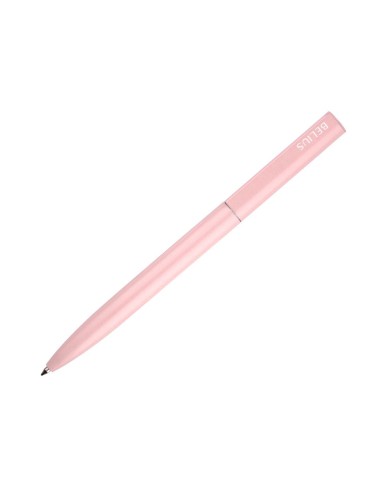 BOLIGRAFO BELIUS ROCKET B AL.MINIMALISTA ROSA AZ. CAJA CILINDRICA