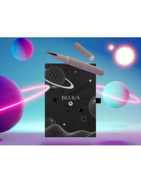 ROLLER FUNDA SIMILPIEL BELIUS SPACE B MINIMALISTA GRIS TINTA AZ.