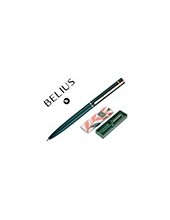 BOLIGRAFO BELIUS ROSE AL.COLOR VE. OLIVA/ORO ROSA AZ. CAJA DISEÑO 2