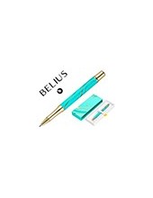 ROLLER BELIUS AQUA AL.COLOR TURQ.Y DORADO TINTA NG. CAJA DISEÑO 2
