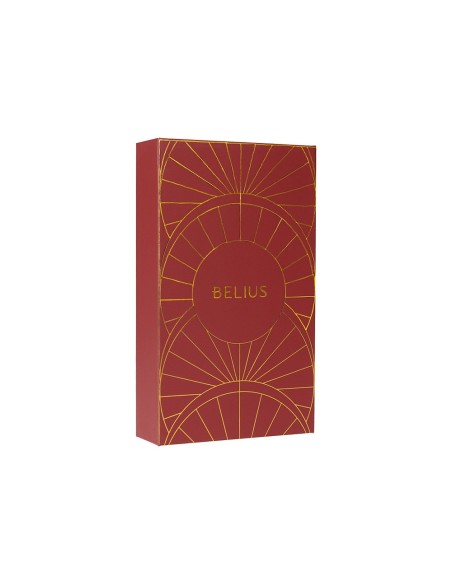 PLUMA  BELIUS SOIREE ART DECO GRANATE DORADO TINTA AZ. CAJA DISEÑO