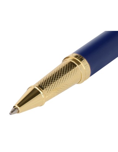 BOLIGRAFO BELIUS SOIREE AL.COLOR AZ.MAR. DORADO TINTA AZ. CAJA DISEÑO
