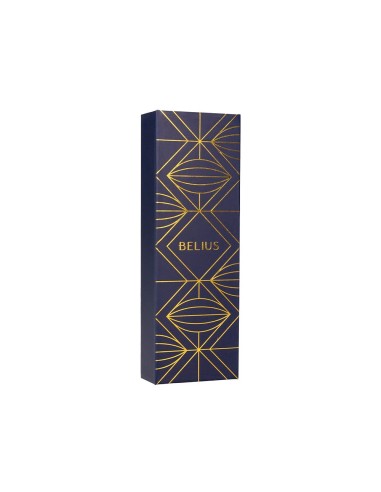 BOLIGRAFO BELIUS SOIREE AL.COLOR AZ.MAR. DORADO TINTA AZ. CAJA DISEÑO