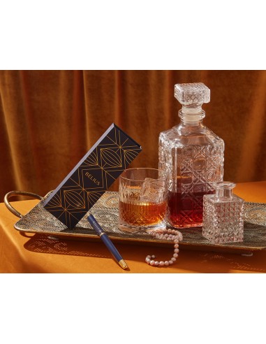 BOLIGRAFO BELIUS SOIREE AL.COLOR AZ.MAR. DORADO TINTA AZ. CAJA DISEÑO