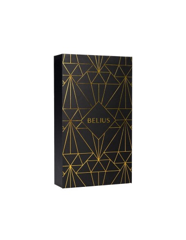 BOLIGRAFO  BELIUS SOIREE NG.Y DORADO TINTA AZ. CAJA DISEÑO