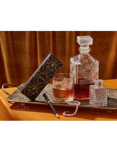 PLUMA  BELIUS SOIREE ART DECO NG.Y DORADO TINTA AZ. CAJA DISEÑO