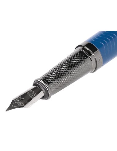 PLUMA BELIUS NEPTUNO AL.TEXTURA WAVY AZ.MAR. TINTA AZ. CAJA DISEÑO