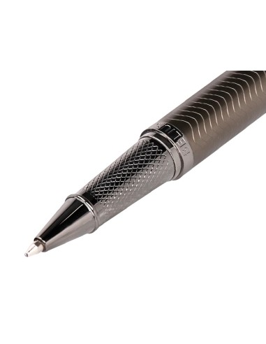 BOLIGRAFO BELIUS NEPTUNO AL.TEXTURA WAVY CAQUI TINTA AZ. CAJA DISEÑO