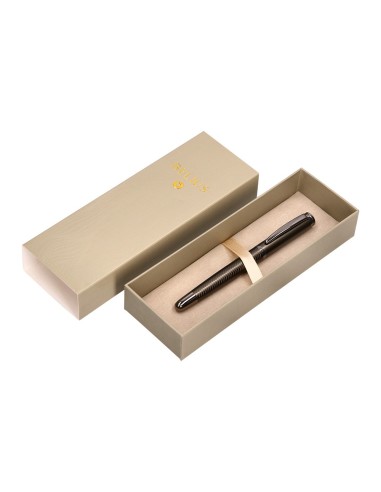 BOLIGRAFO BELIUS NEPTUNO AL.TEXTURA WAVY CAQUI TINTA AZ. CAJA DISEÑO