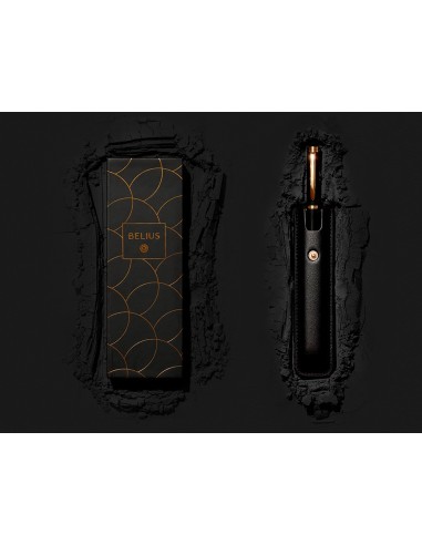 BOLIGRAFO BELIUS PASSION AL.TEXT CEPILLADA NG.Y GOLD AZ. CAJA DISEÑO