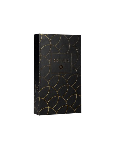 BOLIGRAFO BELIUS PASSION AL.TEXT CEPILLADA NG.Y GOLD AZ. CAJA DISEÑO