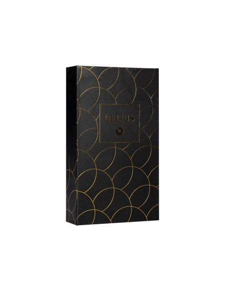 BOLIGRAFO BELIUS PASSION AL.TEXT CEPILLADA NG.Y GOLD AZ. CAJA DISEÑO
