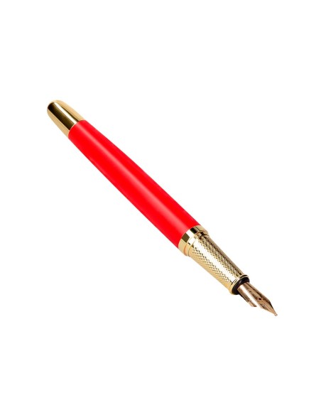 PLUMA BELIUS PASSION DOR AL.TEXT. CEPILLADA RJ. DORADO TINTA AZ.