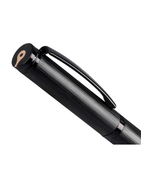 BOLIGRAFO BELIUS ORIGEN 1995 AL.TEXTURA CEPILLADA NG.AZ. CAJA DISEÑO