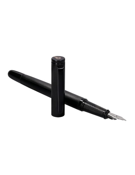 PLUMA FRASCO TINTA BELIUS ORIGEN 1995 AL.TEXT.CEPILLADA NG.TINTA NG.