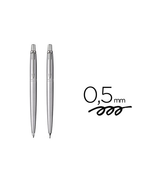 JUEGO PARKER JOTTER DUO ACERO CT BOLIGRAFO+PORTAMINAS