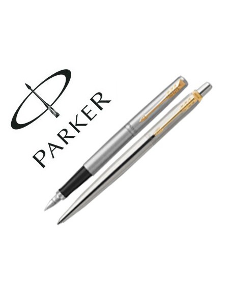 JUEGO PARKER DUO JOTTER ACERO GT BOLIGRAFO+PLUMA