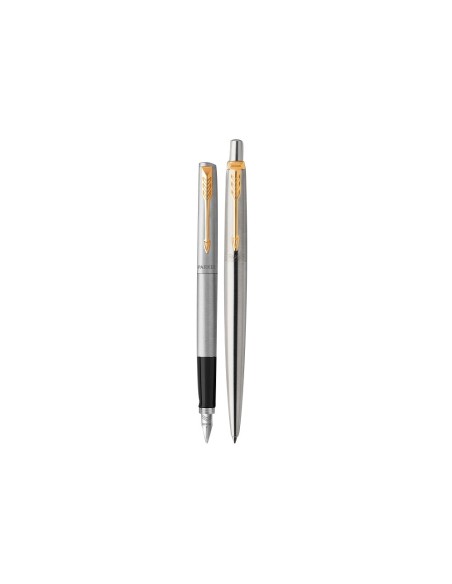 JUEGO PARKER DUO JOTTER ACERO GT BOLIGRAFO+PLUMA