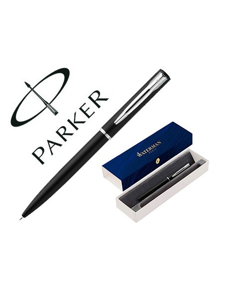 BOLIGRAFO WATERMAN ALLURE LACA NEGRA ESTUCHE REGALO