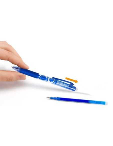 RECAMBIO BOLIGRAFO Q-CON.RETRACTIL KF11058 BORRABLE AZ. CAJA 3 UD.
