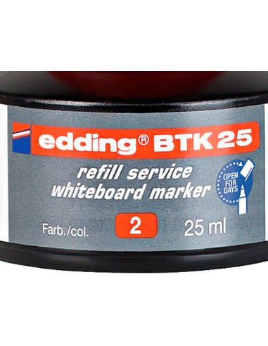 TINTA ROTULADOR EDDING PIZARRA BL.BTK-25 RJ. FRASCO 25 ML