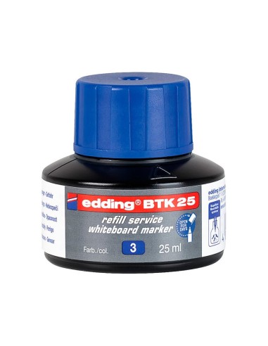 TINTA ROTULADOR EDDING PIZARRA BL.BTK-25 AZ. FRASCO 25 ML