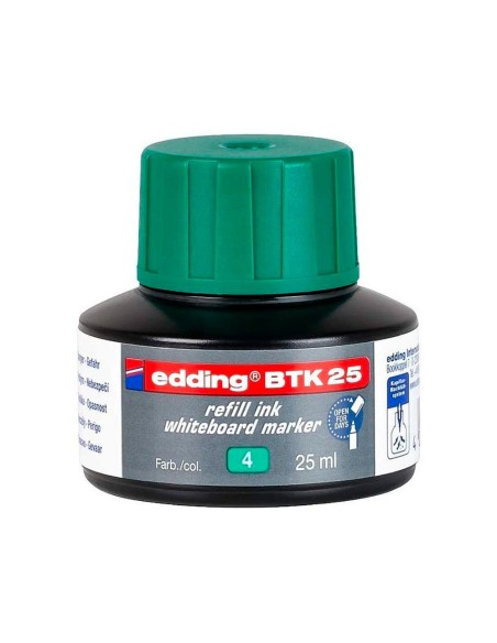 TINTA ROTULADOR EDDING PIZARRA BL.BTK-25 VE. FRASCO 25 ML