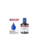 TINTA ROTULADOR EDDING T-100 AZUL FRASCO 100 ML 2