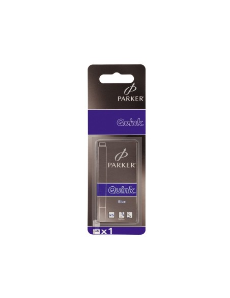 TINTA ESTILOGRAFICA PARKER AZUL REAL CAJA 5 CARTUCHOS