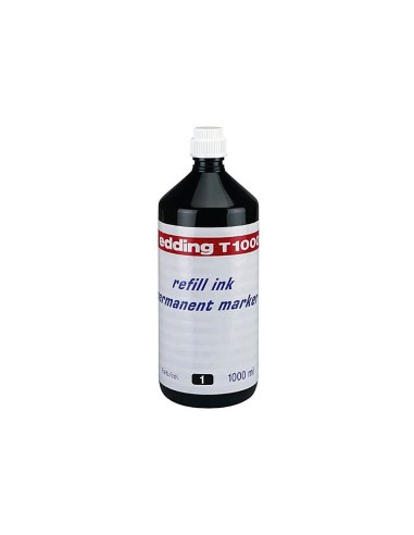 TINTA ROTULADOR EDDING T-1000 NEGRO FRASCO 1 LITRO