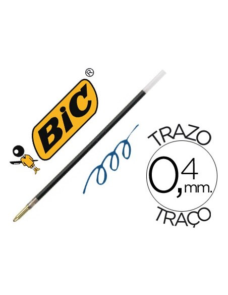 RECAMBIO  BOLIGRAFO BIC PEANA DESK  AZUL