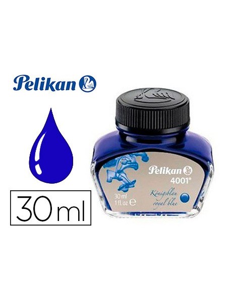 TINTA ESTILOGRAFICA PELIKAN 4001 AZ. REAL FRASCO 30 ML