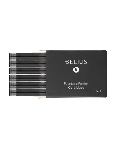 TINTA ESTILOGRAFICA BELIUS NG.CAJA 6 CARTUCHOS