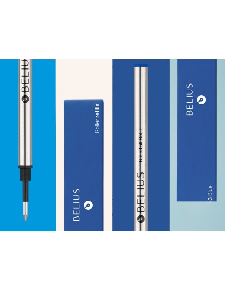 RECAMBIO ROLLER BELIUS AZ. 0,7MM CAJA 3 UD.