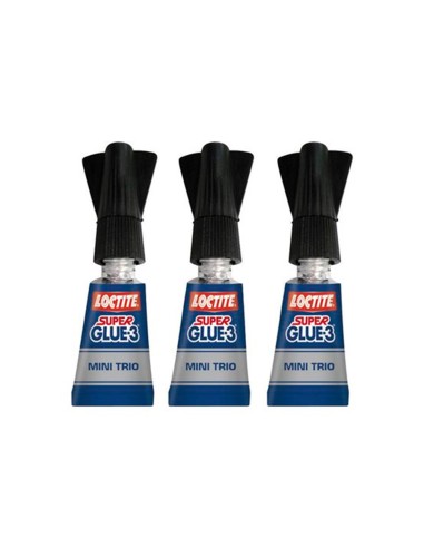 PEGAMENTO LOCTITE SUPER GLUE 3 1G BLISTES MINI TRIO