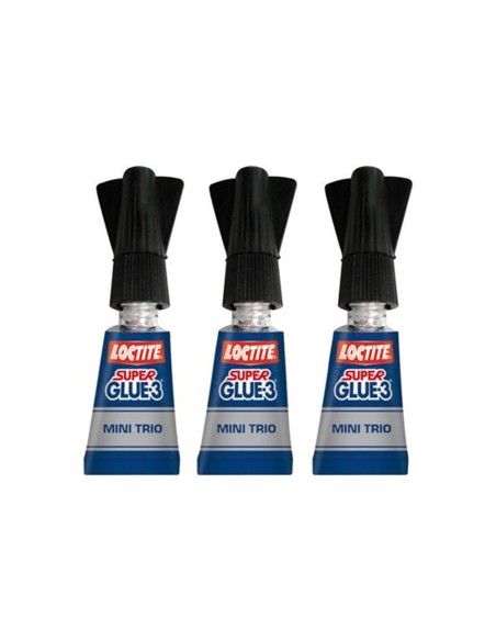 PEGAMENTO LOCTITE SUPER GLUE 3 1G BLISTES MINI TRIO