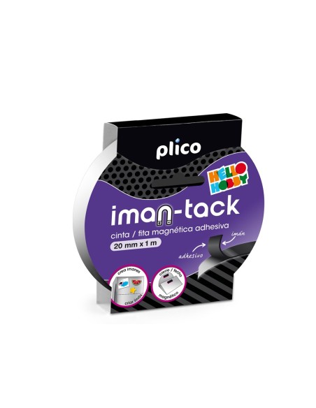 CINTA ADHESIVA PLICO IMANTADA 20MM X 1M 13314